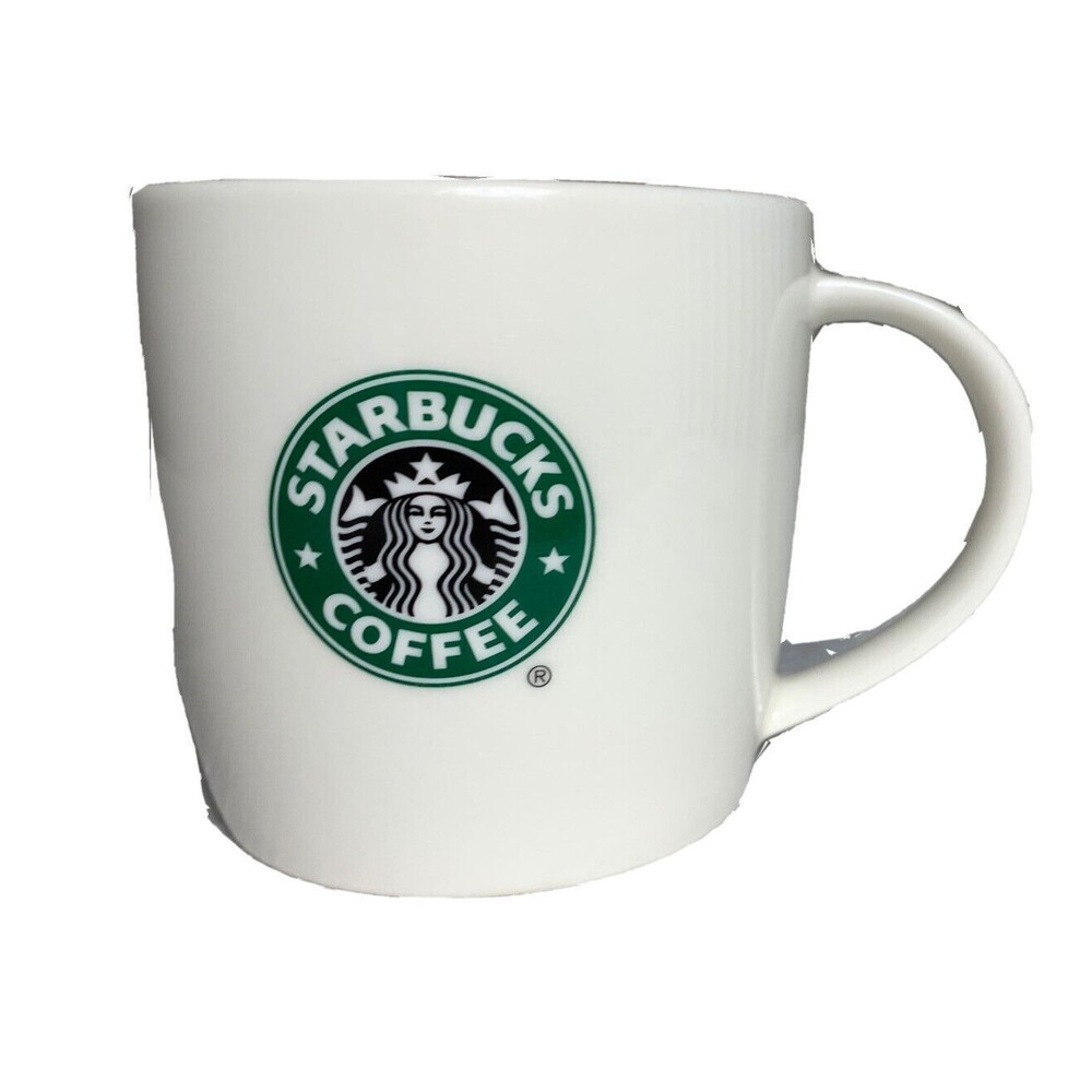 Classic Starbucks Mug Coffee Cup 12 oz Green Mermaid Logo Vintage 2008